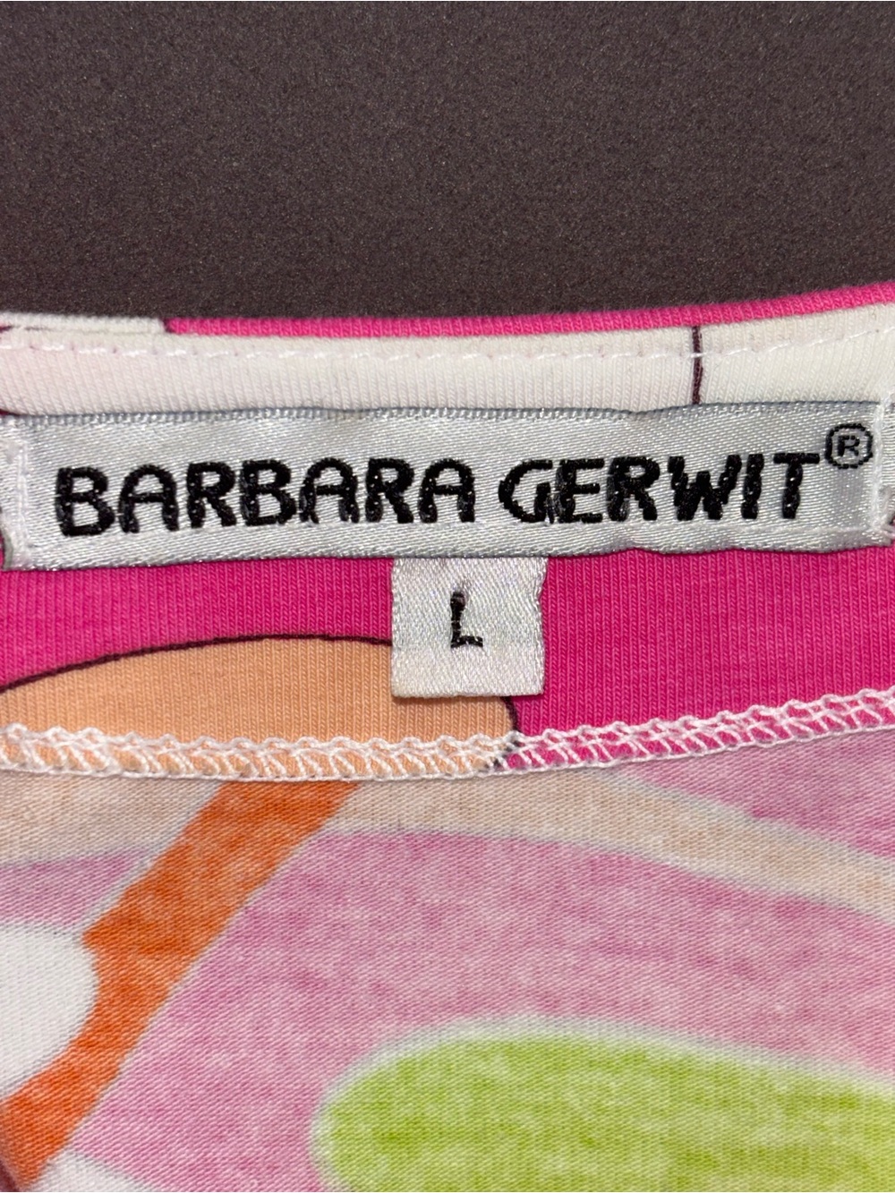 Barbara Gerwit 3/4 Sleeve V Neck Shift Knit Dress - Picture 7 of 14